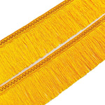 franges décoratives rubans frisés polyester rouge bleu rose jaune vert 10cm textiles decoration