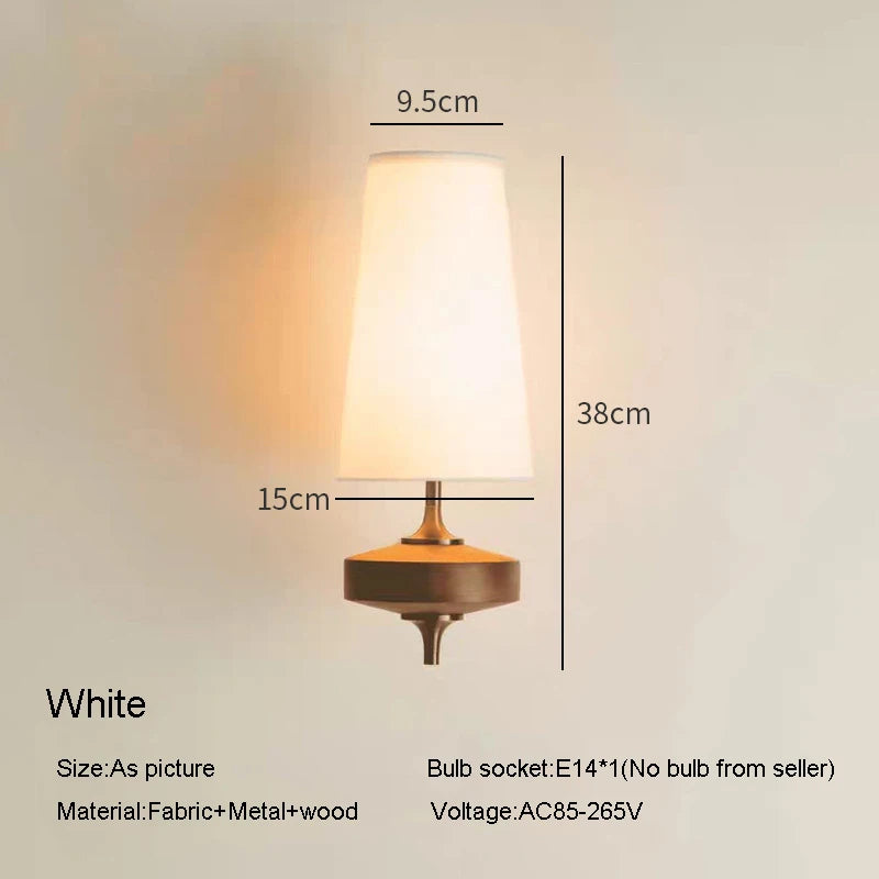 lampe murale moderne tissée marron fixée mur éclairage quotidien vintage opacité chambre salon entree