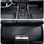 tapis sol voiture noir rayures diagonales surface rugueuse moderne clips fixation résistant anti dérapant