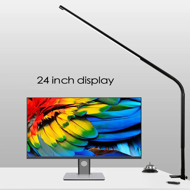 lampe led clip noir moderne sans ombre interrupteur tactile flux lumineux élevé ab