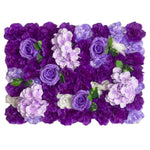panneaux decoratifs florals violet blanc rose rouge jaune vert feuilles vertes modernes mariage anniversaire
