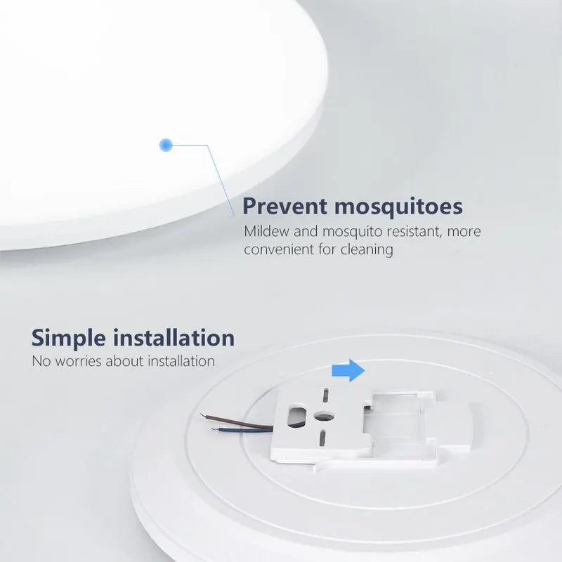 lampe moderne blanc smart app contrôle éclairage quotidien facile télécommande incluse flux lumineux élevé