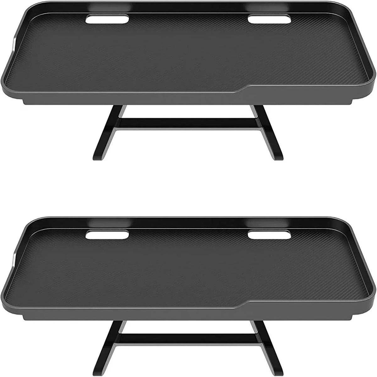 support multifonctionnel étagère réglable noir blanc rangement ordinateur moniteur télécommande câbles moderne minimaliste