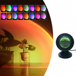 projecteur led noir moderne aimant télécommande lumière ambiance festive usb