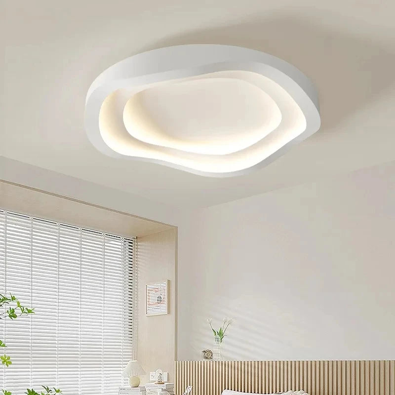 luminaire blanc moderne rideau fenetre chambre lumière led abs acrylique