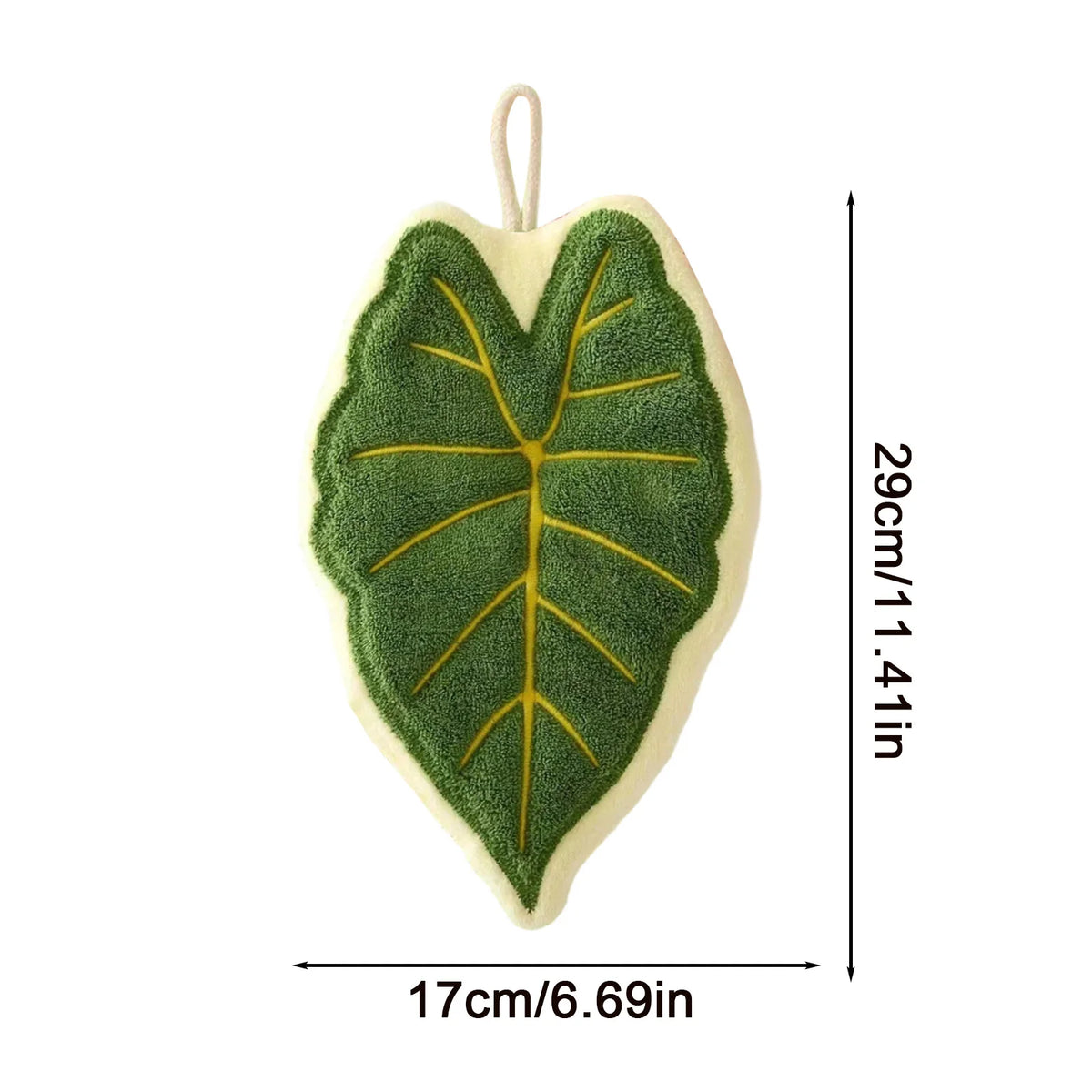 serviettes cuisine absorbantes vert feuille imprimée texturées maison adultes