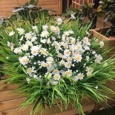 Bouquet de marguerites artificielles résistantes aux UV