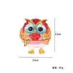 boîte bijoux oiseau strass bleu rouge vert or artisanal deco 3.5cm 3.5cm