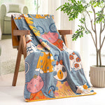 serviette bain coton fleur multicolore moderne jacquard absorbante toilette confortable respectueuse peau lavable machine