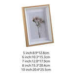 cadre photo bois decoratif minimaliste blanc beige clair photo frame stand 10 inch