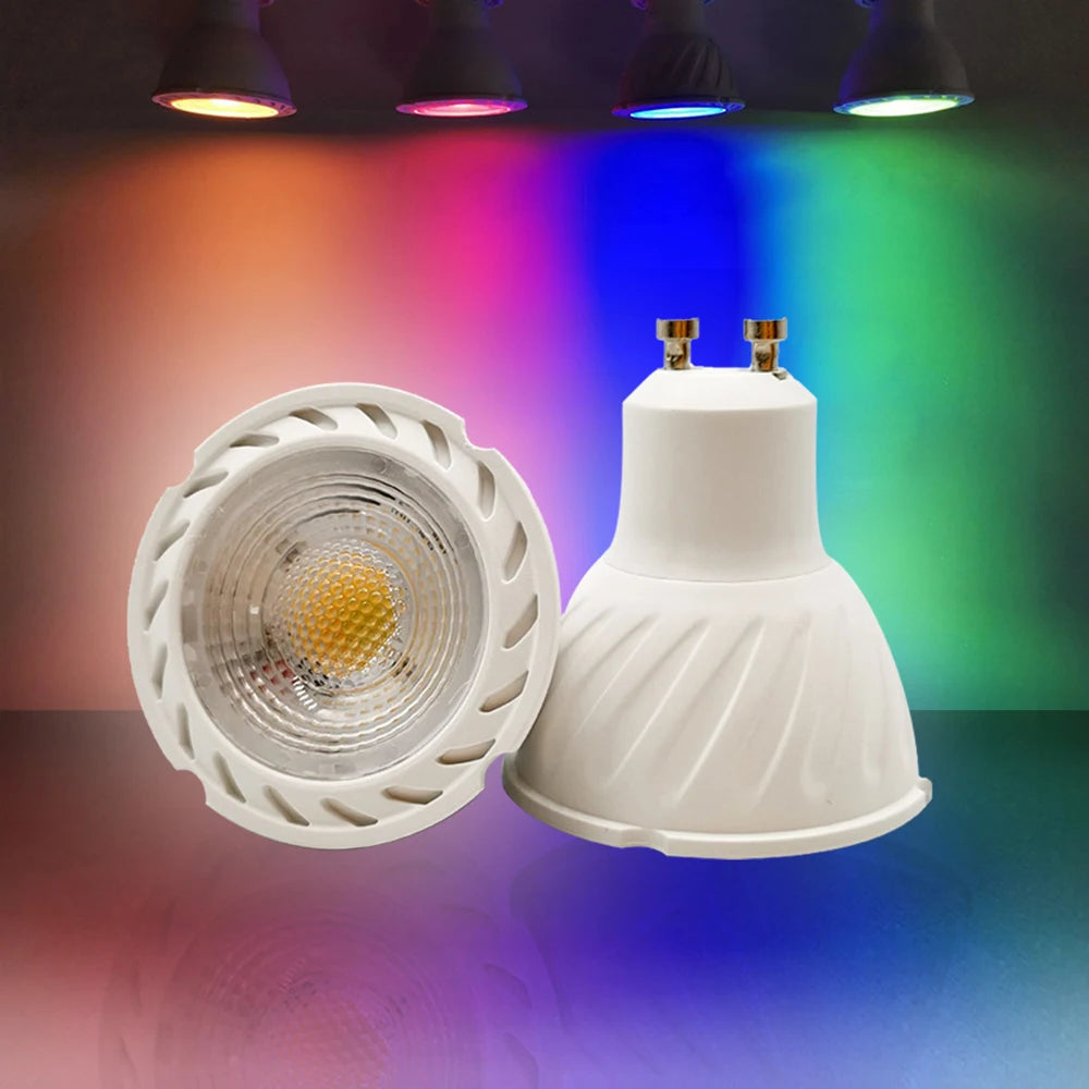 projecteur led 5w couleurs rgb blanc bleu rouge vert jaune moderne opacité abs