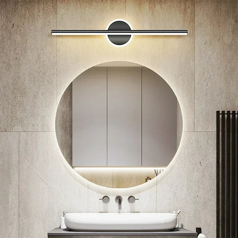 Détail de la bande lumineuse LED de l'applique murale