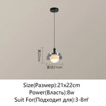 lustre moderne pendentif verre transparent effet fumé lumière blanc chaud salon chambrehôtel