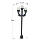 lampe miniature artificielle noire décoration maison bricolage artisanal classique moderne chambre