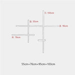 lampe murale led moderne minimaliste blanc noir certifiée rohs ccc cqc ul vde