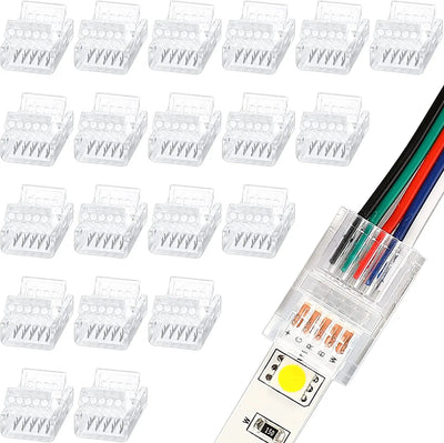 Connecteur bande LED 6 broches RGB CCT 5050