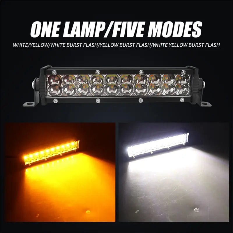 lampe led travail noir tout terrain clips vis condensateur atv suv moto vtt