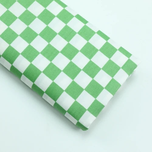 tissu coton carreaux multicolores moderne protection uv respectueux environnement 160cm large