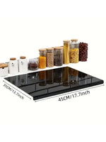protège plan travail cuisine moderne noir facile nettoyer durable respectueux environnement bloc hachage