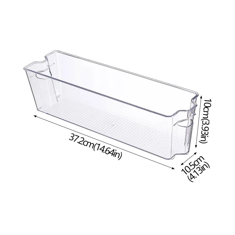 boîtes rangement transparentes plastique réutiliables poignées moderne minimaliste empilables garde manger réfrigérateur congélateur respectueux