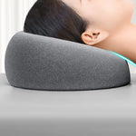 coussin soutien sommeil mousse polyester massage face down confort salon gris tissu uni ergonomie
