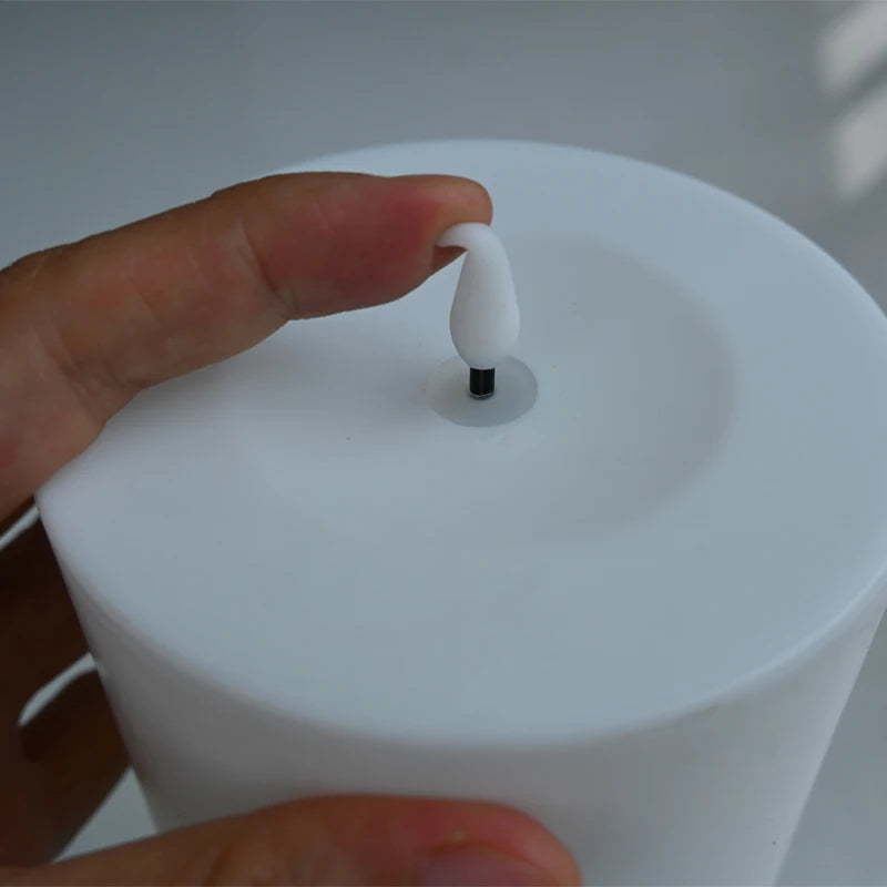 bougies led sans flamme étanches réglables modernes fêtes événements camping 30cm 50000 heures