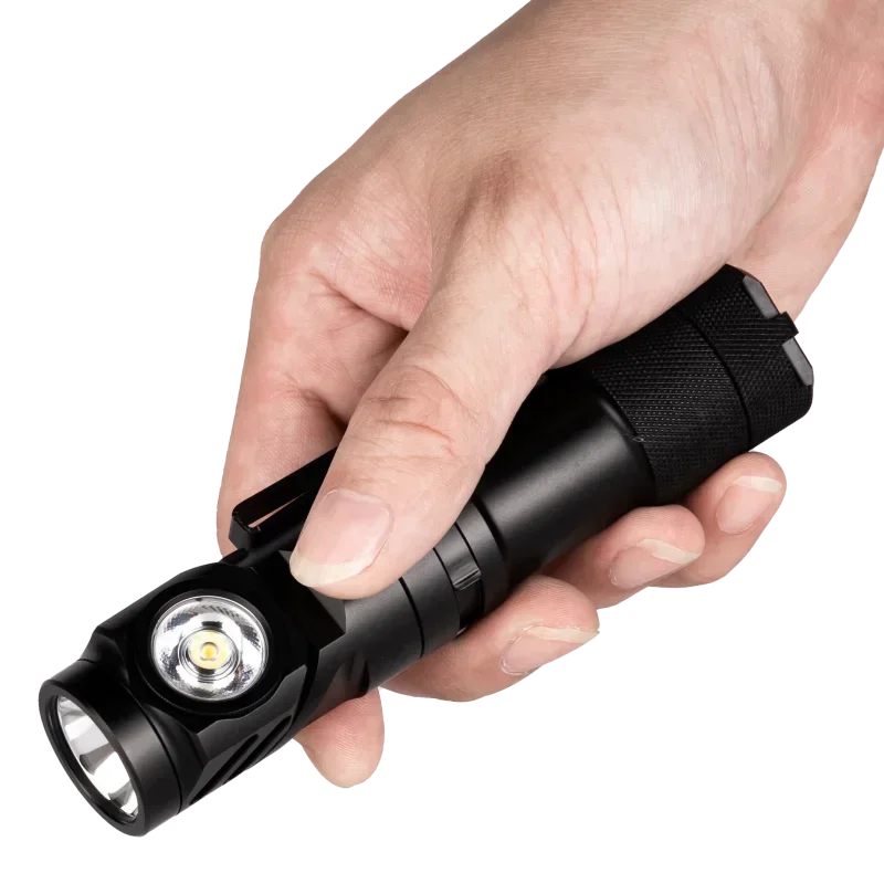 lampe frontale rechargeable led 2000 lumens 16w aluminium puissance réglable chargeur