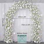 décoration florale romantique arc floral composition pot allée fleurie événement mariage anniversaire