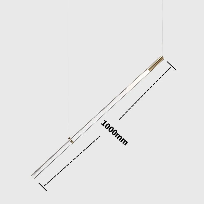 Suspension lumineuse moderne verre blanc doré branches transparentes 1070mm 1000mm