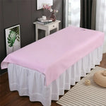 drap plat imperméable sans motif blanc simple lit adultes polyester