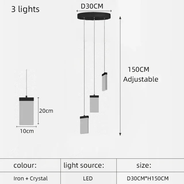 suspension lumineuse contemporaine 16 lumières acier inoxydable noir doré minimaliste