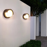 lampes murales extérieures modernes led ip65 étanches noir blanc minimaliste