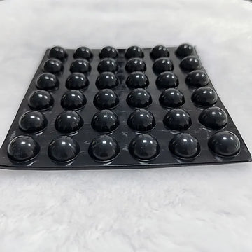 pads autoadhésifs silicium ronds noirs anti dérapage choc amortisseurs 16mm 18mm 20mm modernes