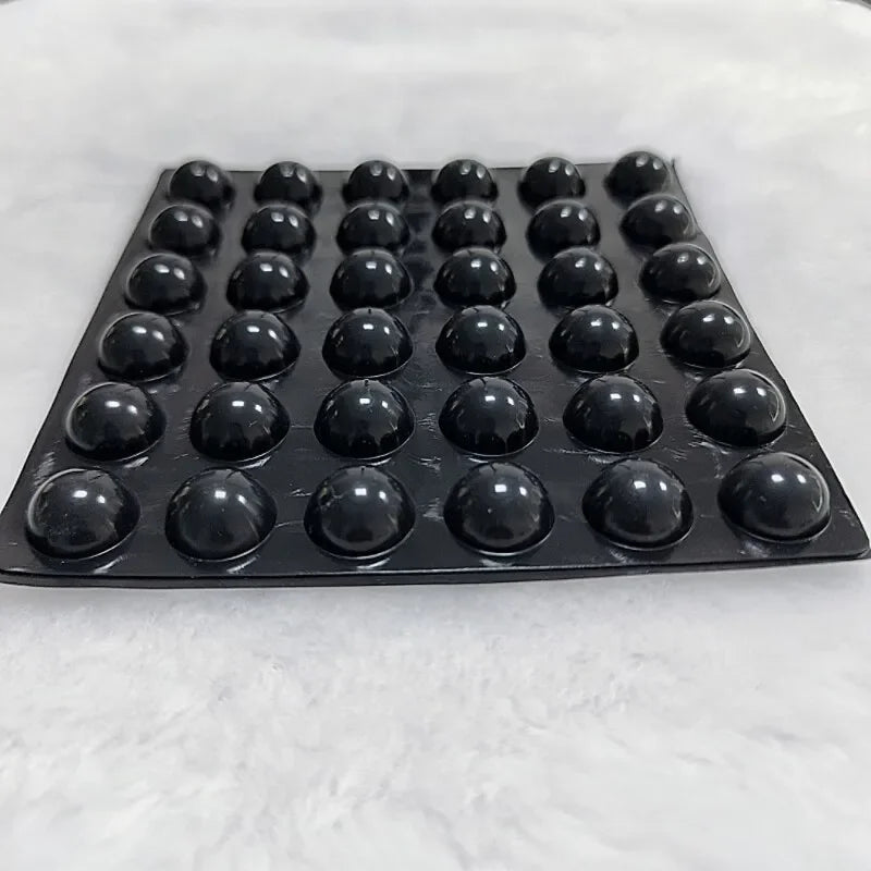 pads autoadhésifs silicium ronds noirs anti dérapage choc amortisseurs 16mm 18mm 20mm modernes