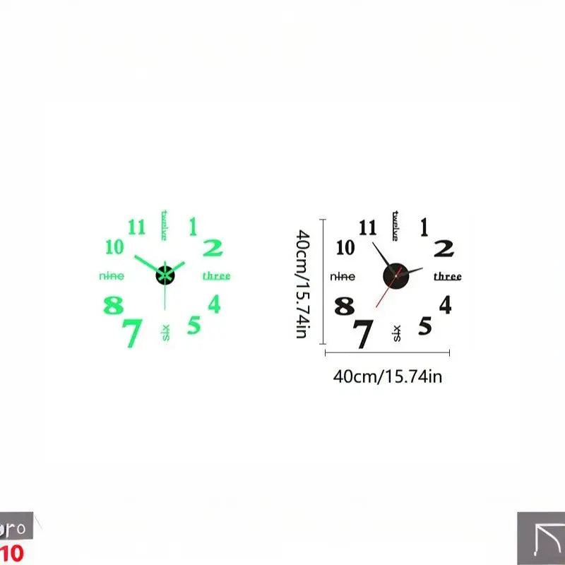 horloge murale moderne transparente ruban ballons adhésifs chambre enfants salonDecorationMuraleChiffresDoreRoseBlanc