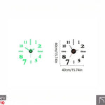horloge murale moderne transparente ruban ballons adhésifs chambre enfants salonDecorationMuraleChiffresDoreRoseBlanc