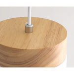 Lampes suspendues modernes abat jour opaques couleurs gris blanc rose jaune scandinave