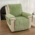 housses fauteuil inclinable motif feuilles polyestère doux moderne antirépulsion enfants animaux
