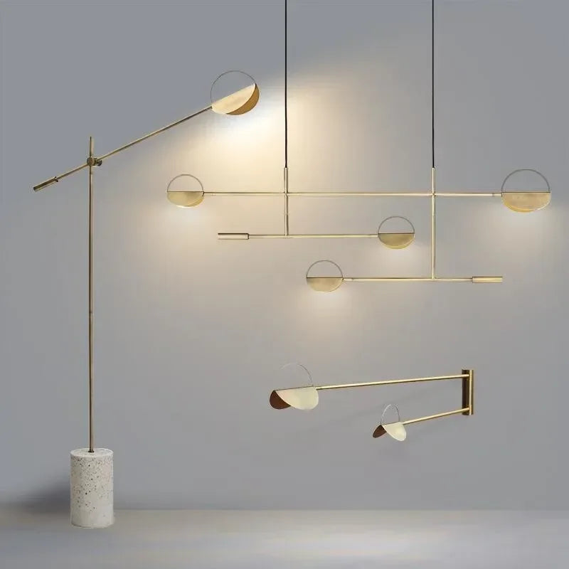 lampe suspension or moderne minimaliste interrupteur tactile 6000k 4200k 3000k led chambre salon