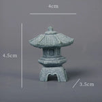 lanterne traditionnelle japonaise pierre naturelle gris opaque jardin zen