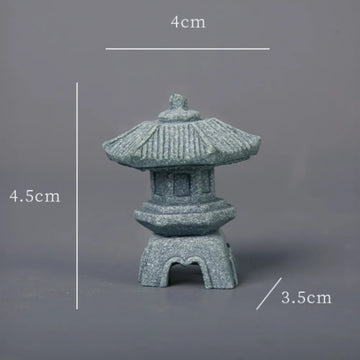 lanterne traditionnelle japonaise pierre naturelle gris opaque jardin zen
