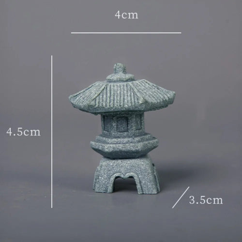 lanterne traditionnelle japonaise pierre naturelle gris opaque jardin zen