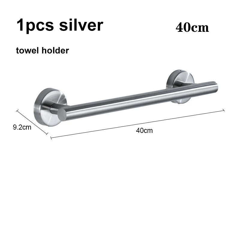 porte serviettes acier inoxydable salle bain mural cuisine toilette fixe accessorise toilette salledebain cuisine