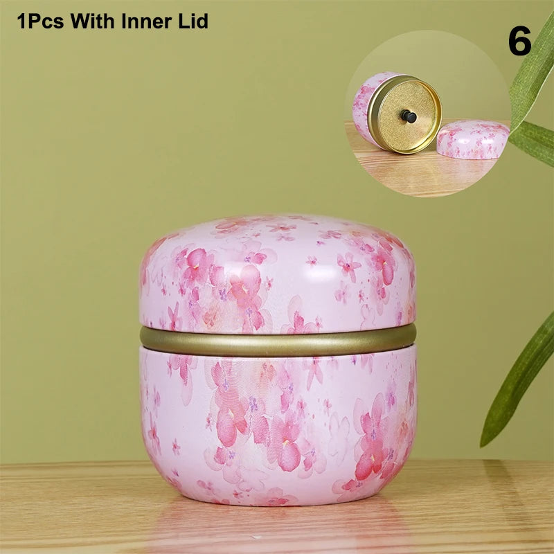 pot thé verre vintage poignée motif fleurs boisson rangement