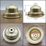 socle lampe doré lisse opaque classique fixations brasure laiton haute qualité