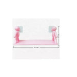 étagère murale moderne blanche rose adhésive cosmétiques brosses dents tasses condiments rangement salle bain