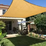 toile protection solaire beige rayures noires moderne patio pergola jardin anti uv 2x2m 2x4m