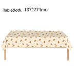 nappe table festive motif animaux couleurs vives bébé enfant deco occasionnelleecerueuils ballons gâteaux