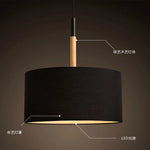 Suspension lumineuse moderne noir uni marron foncé bleu clair doré pince suspension chambre salon