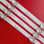 bande led 1055mm 10 leds 3v blanc moderne éclairage télévision fixe